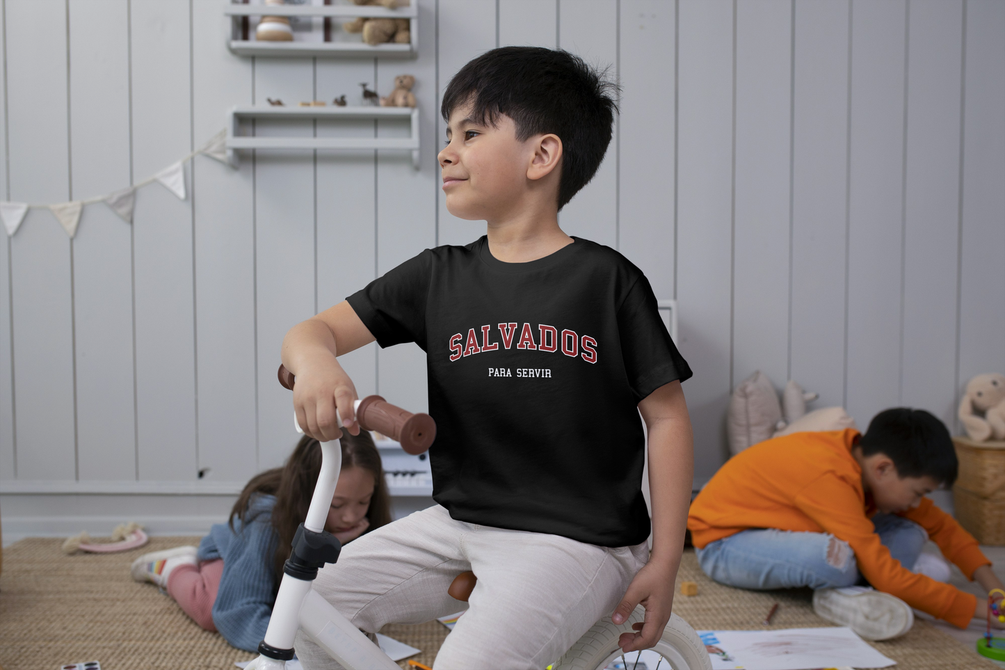 Polera niño Salvados para Servir