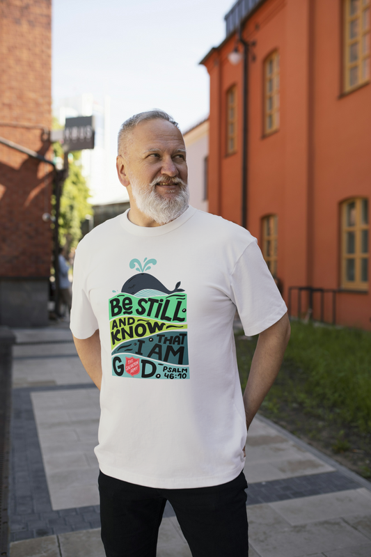 Polera blanca Salmo 46