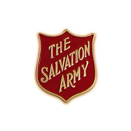 Pin metálico dorado - The Salvation Army