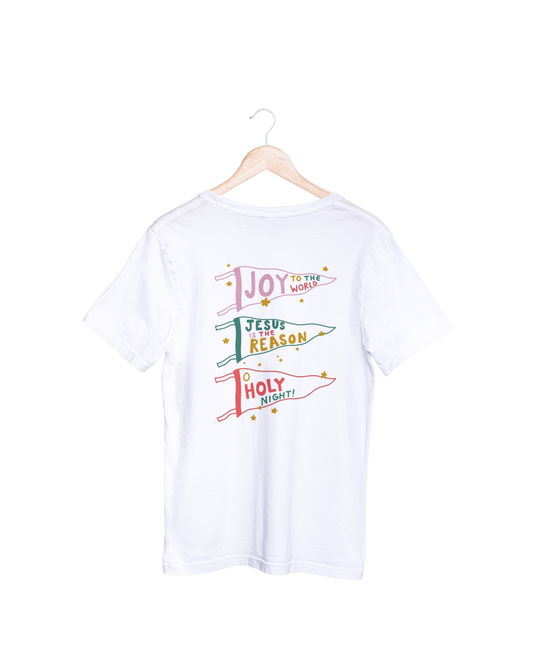 Polera banderines Navidad