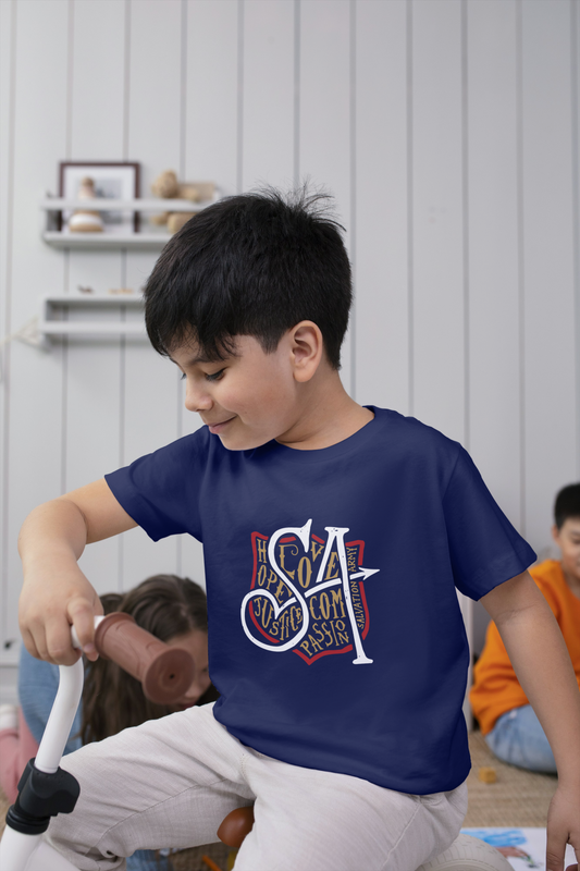 Polera niño Escudo y Letras